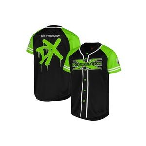 Men's Black D-Generation X Baseball Jersey